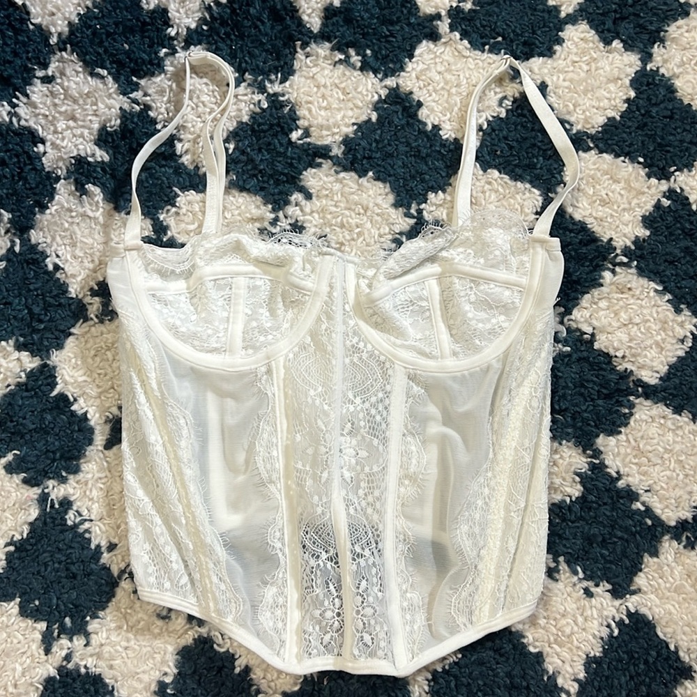 White Corset Top